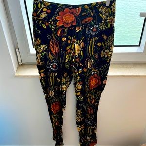 Desigual floral black pants
